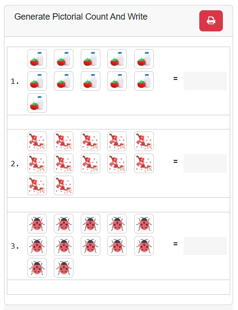 Count and Write